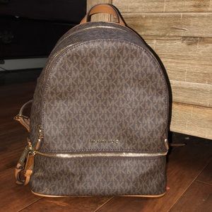 Michael Kors backpack. Basically brand new.